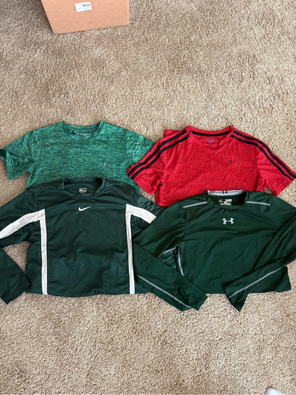 Boys' short and long sleeve athletic tops